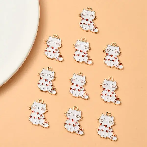 Alloy Enamel Pendants