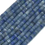 Frosted Natural Blue Aventurine Beads Strands