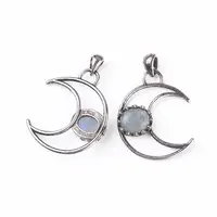 Natural Labradorite Pendants