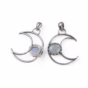 Natural Labradorite Pendants