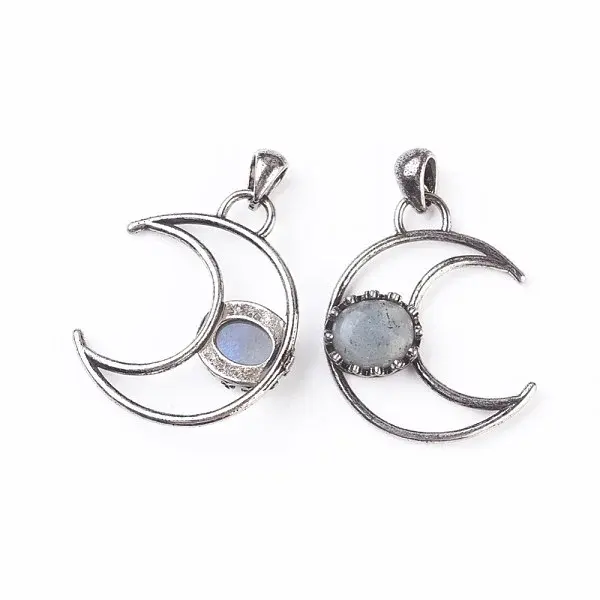 Natural Labradorite Pendants