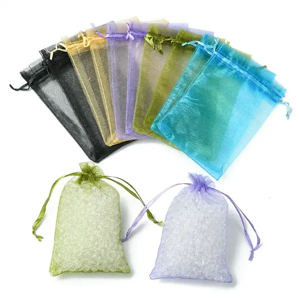 Organza Bags Jewellery Storage Pouches Wedding Favour Party Mesh Drawstring Gift