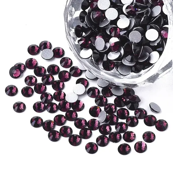 Glass Flat Back Rhinestone Cabochons