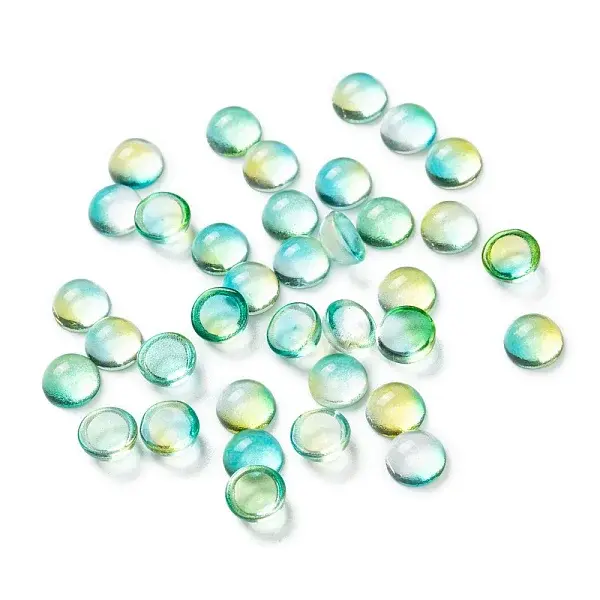 Transparent Glass Cabochons