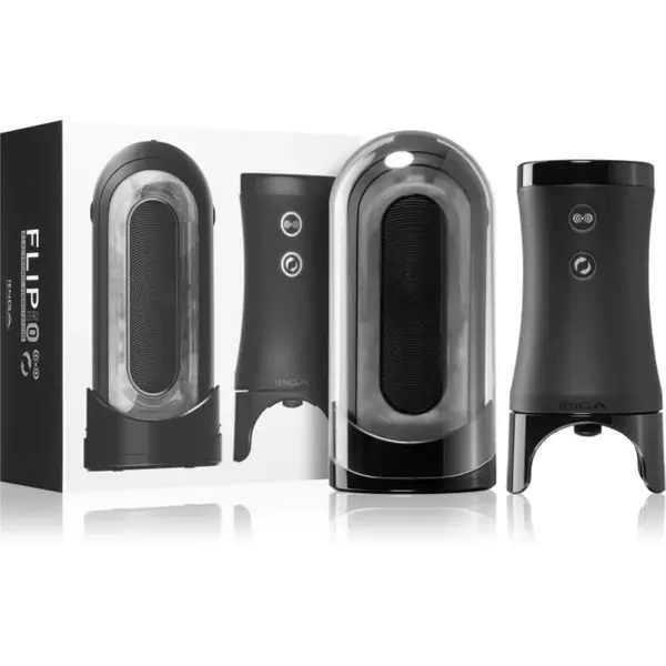Tenga Flip Zero Electronic Vibration súprava masturbátorov Black 2 ks