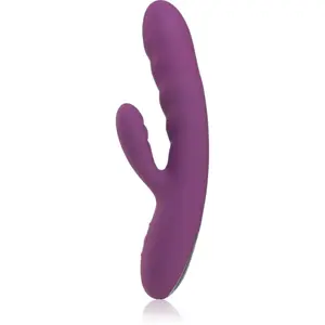 Svakom Avery Powerful Thrusting vibrátor se stimulátorem klitorisu Lilac 19.5 cm