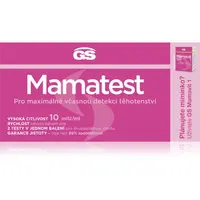 GS Mamatest 10 mIU/ml tehotenský test 2 ks