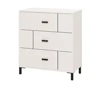 Zásuvková komoda antonia - bílá