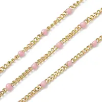 Ion Plating(IP) 304 Stainless Steel Enamel Curb Chains