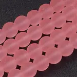 Transparent Glass Bead Strands