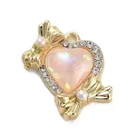 Alloy Glass Rhinestone Pendants