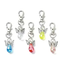 5Pcs Angel Glass Pendant Decorations