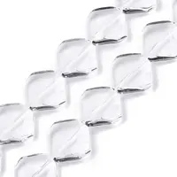 Transparent Glass Beads Strands