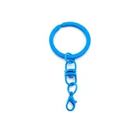 Spray Painted Iron Keychain Swivel Clasps
