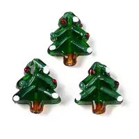 Christmas Themed Handmade Lampwork Beads