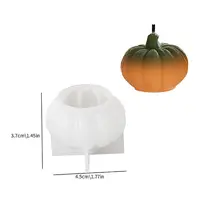 Halloween Pumpkin DIY Silicone Candle Molds