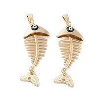 Rack Plating Alloy Enamel Big Pendants