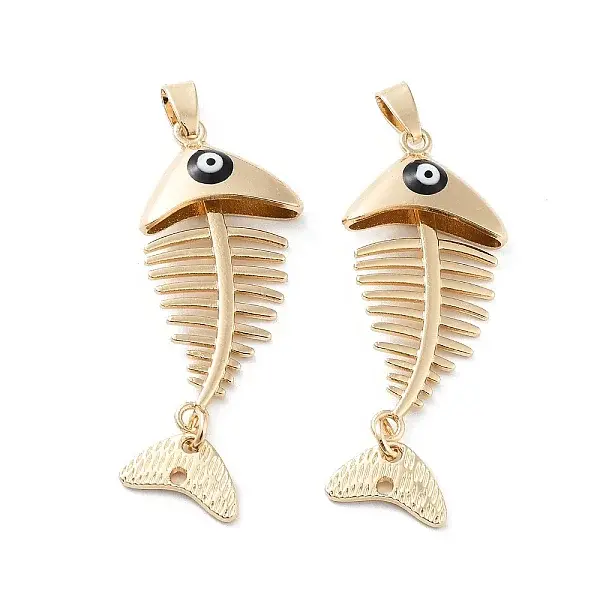 Rack Plating Alloy Enamel Big Pendants