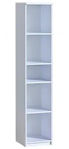 Policový regál liana - bílá