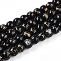 Baking Painted Glass Beads Strands