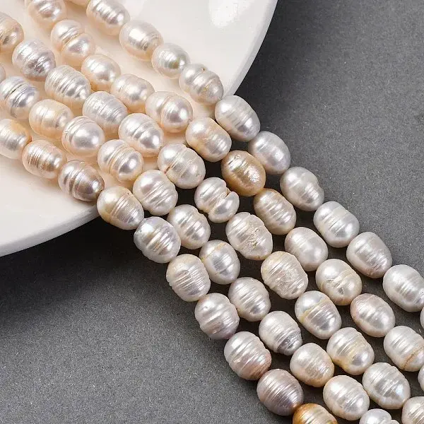 Natural Cultured Freshwater Pearl Beads Strands