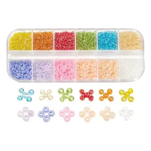 12 Style 12/0 Glass Seed Beads