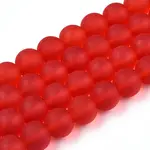 Transparent Glass Beads Strands