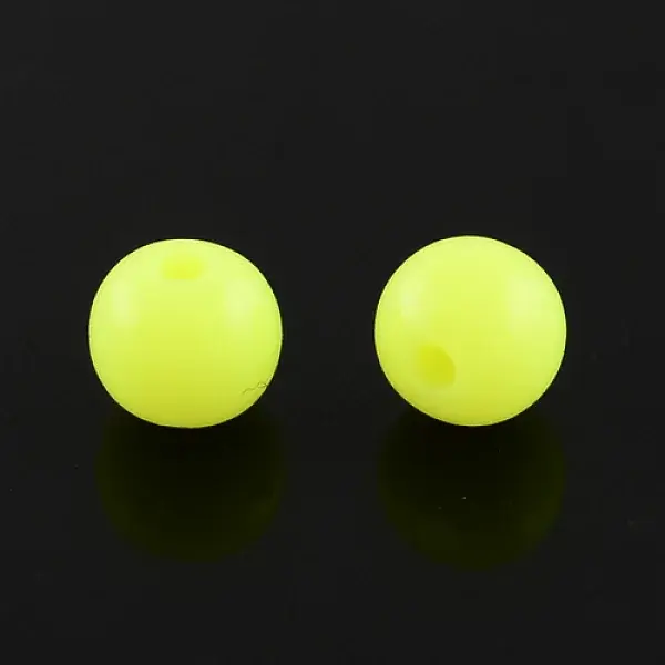 Fluorescence Chunky Acrylic Beads