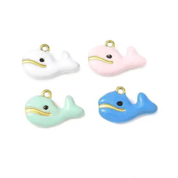 304 Stainless Steel Enamel Pendants