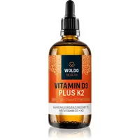 WoldoHealth® Vitamin D3 + K2 kapky pro normální funkci imunitního systému, stav kostí, zubů a činnost svalů 50 ml