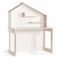 Psací stůl s nástavcem boom - bříza/růžová