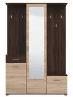 Předsíňová stěna madeline - sonoma tmavá/dub sonoma