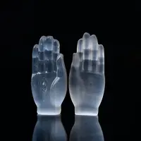 Buddha Hand with Eye Natural Selenite Figurines