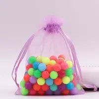 Rectangle Organza Drawstring Bags
