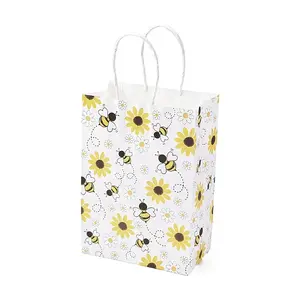Bees Theme Rectangle Paper Bags