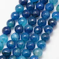 Natural Agate Bead Strands