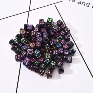 Craft Black Acrylic Beads
