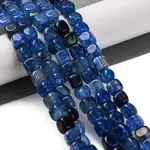 Natural Dragon Veins Agate Beads Strands