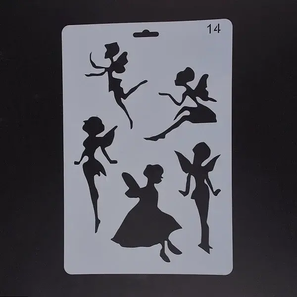 Plastic Reusable Drawing Painting Stencils Templates