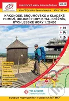 VIA CZECHIA - Severní stezka, BOX 3 (S13-20 Krkonoše-Rychlebské hory 1 : 25 000, 476. – 785. km Severní stezky…