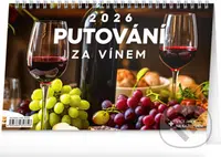 NOTIQUE Stolní kalendář Putování za vínem 2026 (řádky)