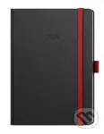 Týdenní diář 2026 Oskar Nora A5 červená