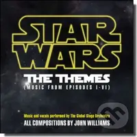 Global Stage Orchestra: Star Wars: The Themes (Crystal Clear & Black) LP