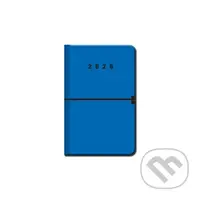 Mini diár CAPRI 2026 (kobalt) (12-mesačný, A6, týždenný, elastické zatváranie)