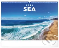 NOTIQUE Nástěnný kalendář Sea (Moře) 2026 (univerzální kalendárium)