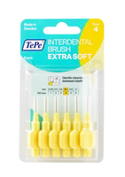 TEPE Extra soft Medzizubné kefky 0,7 mm svetložlté 6 ks