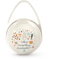 Suavinex Wonderland Duo Soother Case krabička na dudlík Cream 1 ks