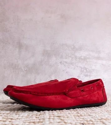 Gemre Men's Red Loafers Nashville