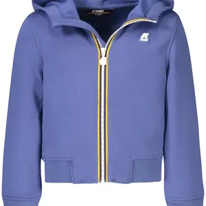 Dětská mikina K-WAY na zip modrá