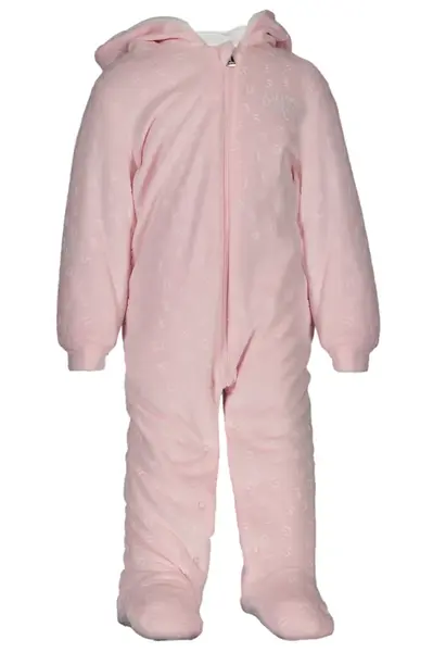 Růžová dětská kombinéza GUESS JEANS